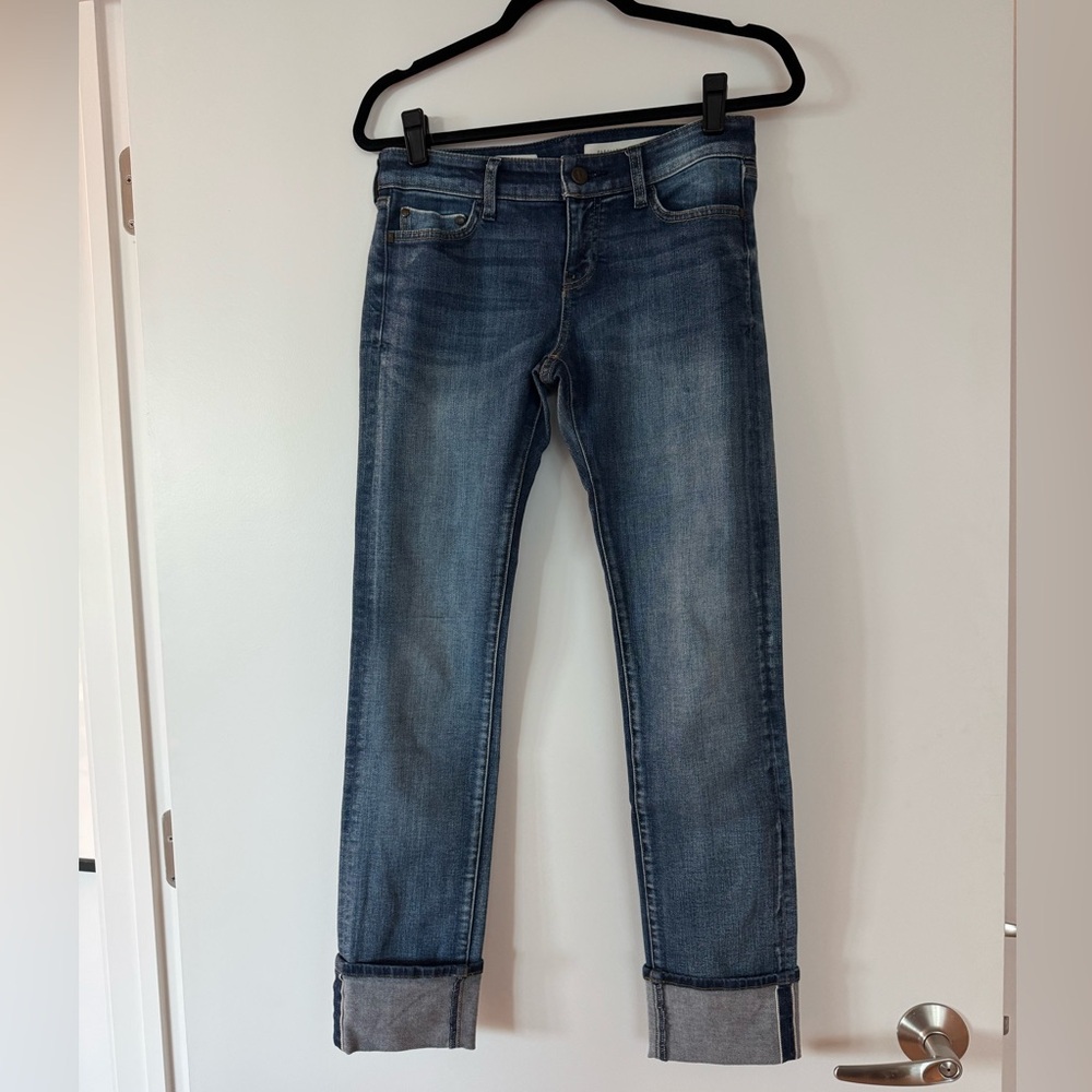 Pilcro and Letterpress Blue Women's Cuffed Jeans